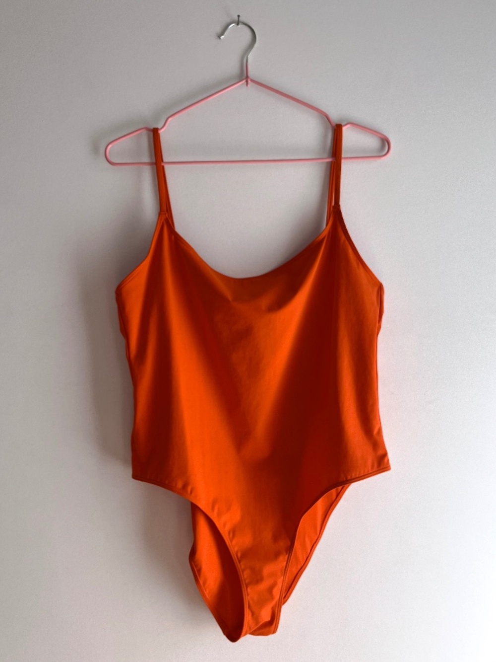 Babaton scoop neck one-piece bathing suit - Orange - 2XL